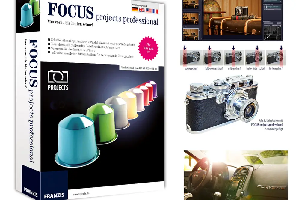 Neuentwicklung FOCUS projects - Brillante Tiefenschärfe in der Fotografie