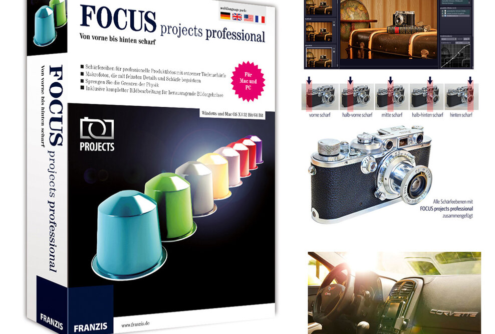 Neuentwicklung FOCUS projects - Brillante Tiefenschärfe in der Fotografie