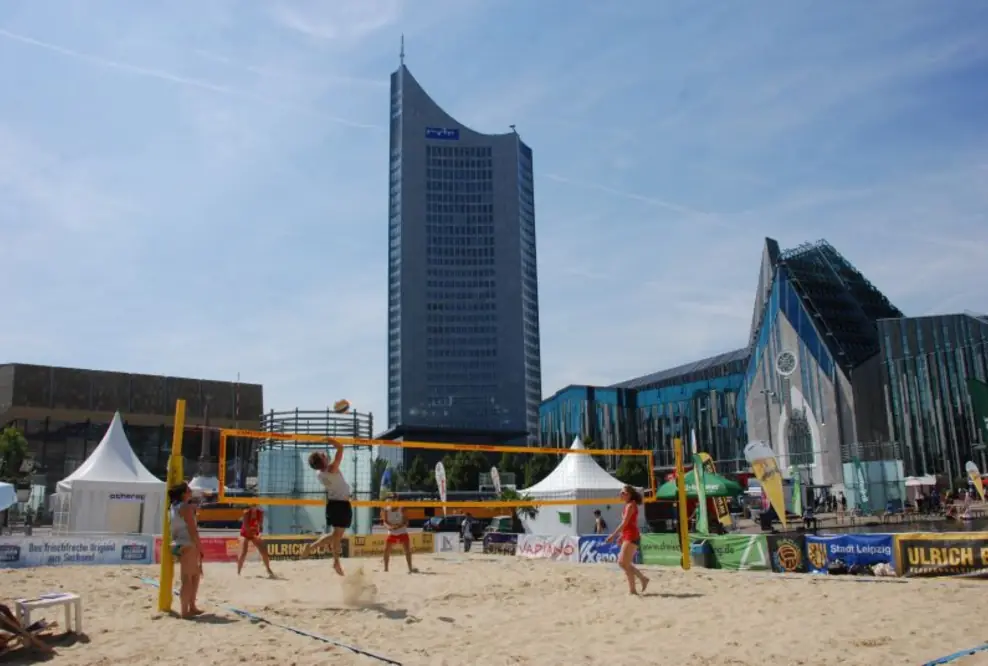 Ein Beachvolleyballfest der Superlative