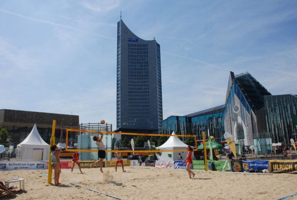 Ein Beachvolleyballfest der Superlative