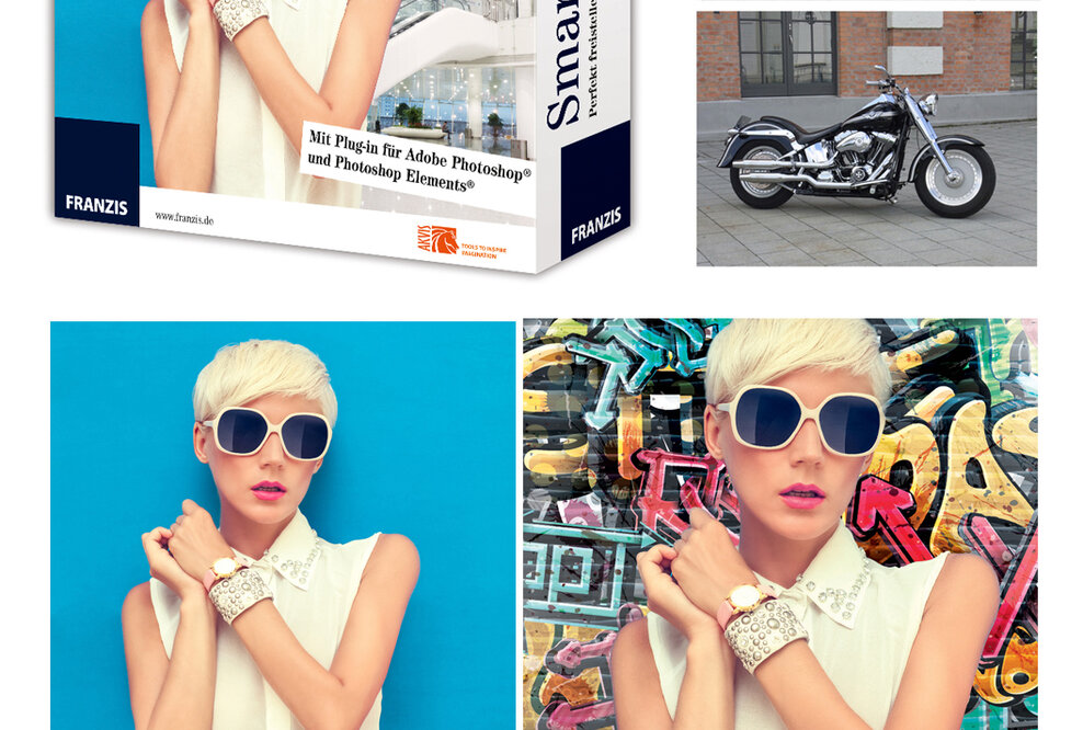 FRANZIS SmartMask 4.5 - Freistellsoftware für feinste Details im Foto für Fotografen, Bilderkünstler und Grafik
