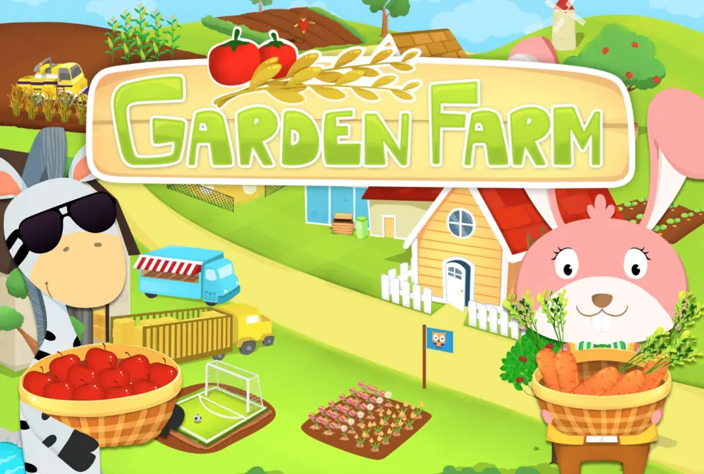 Neues App "YIPY GARDEN FARM" lässt Dein Kind ein digitaler Farmer im Obst- und Gemüsegarten sein