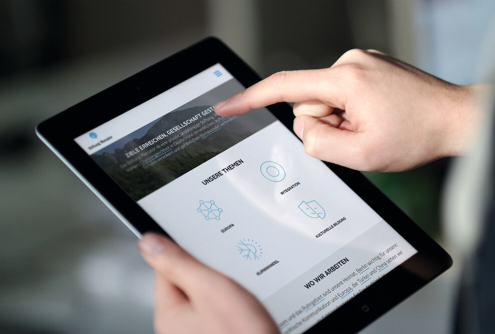 u+i interact verantwortlich für neuen Online-Auftritt der Stiftung Mercator