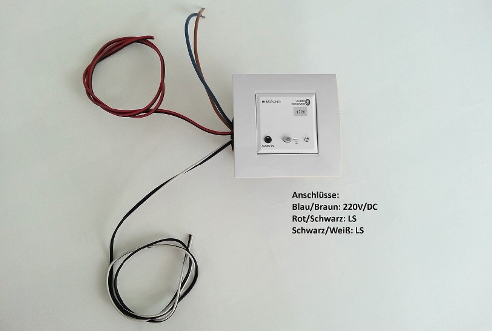 Bluetooth® Audio Receiver zum Unterputzeinbau neu von EISSOUND