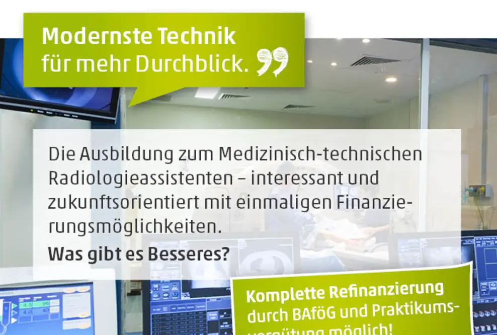 MTRA - Spannender Zukunftsberuf mit exzellenten Jobaussichten – Eltern aufgepasst: