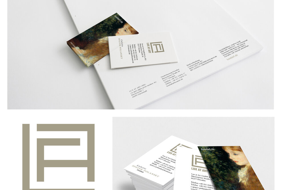 NARCISS & TAURUS begleitet den Relaunch des Online-Kunsthandels Lux at Art.