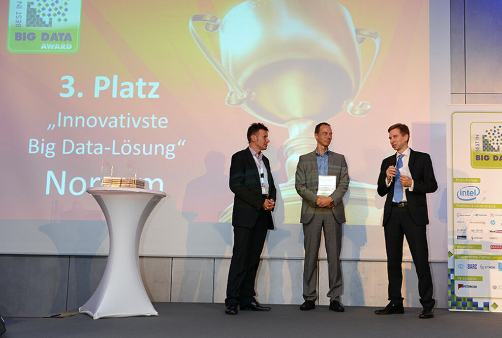 Ausgezeichnet - NorCom erhält Preis für innovativste Big Data Lösung