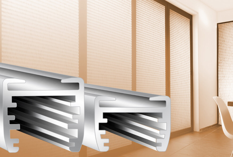 Innovation für große Fenster: Mit dem sensuna® Profil+ Plissee-Vielfalt für große Fensterflächen entdecken