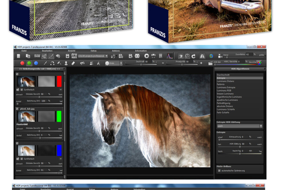 Neues FRANZIS HDR projects 3 für hochwertigen natürlichen Kontrastumfang im Bild