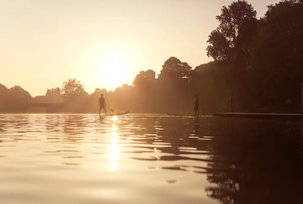 Alsterperlen im Herbst: SUP-Tour durch Hamburg´s schönste Gärten