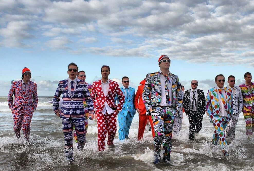 Der neuste Trend zu Karneval aus Holland und England. Mischung aus Verkleidung und Fashion