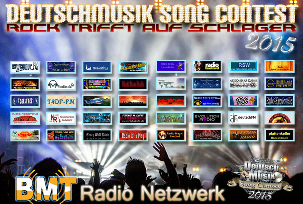 Deutschmusik Song Contest: Vierzig Radiosender stellen Kandidaten vor