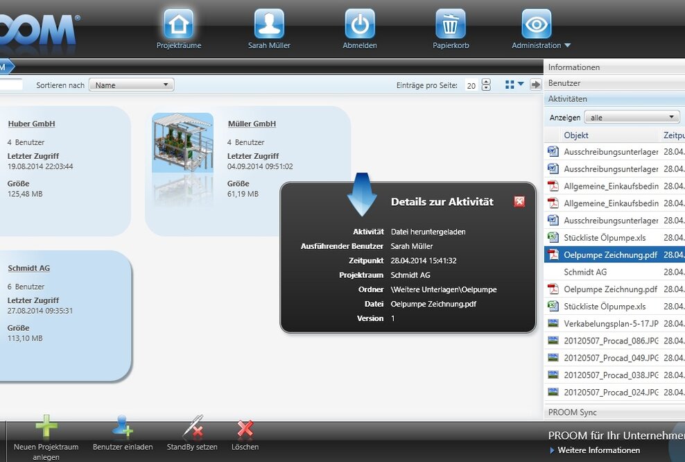PROCAD informiert in Webinaren über Dokumentenaustausch und File-Sharing im Maschinen- und Anlagenbau mit PROOM