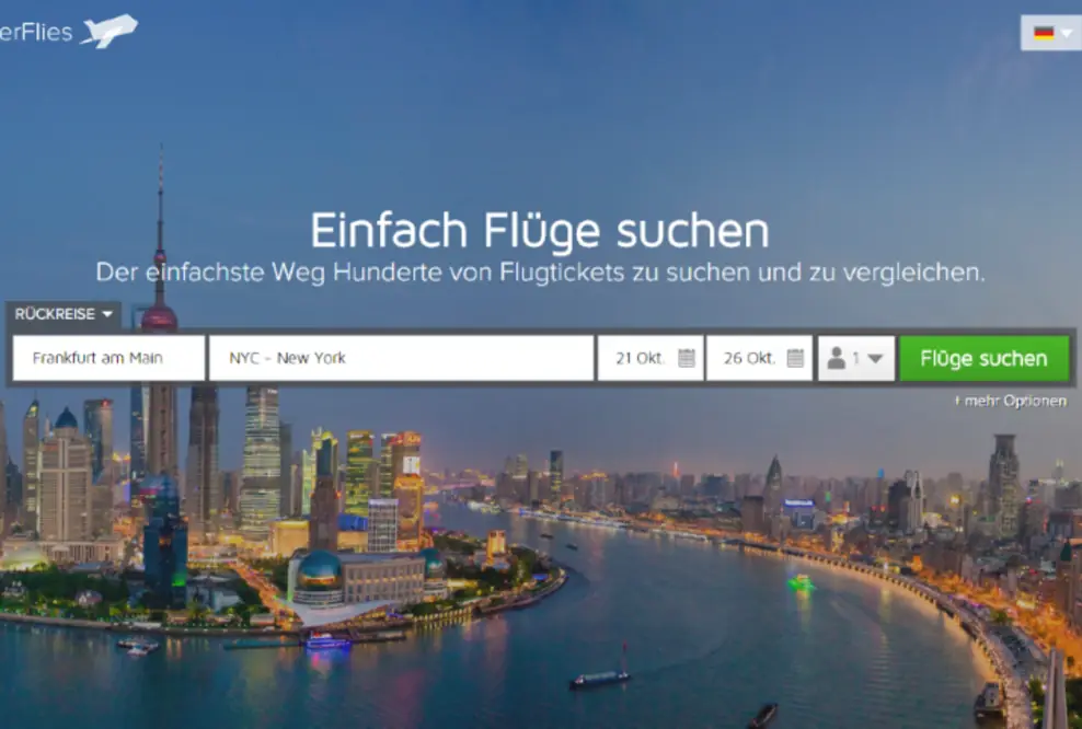 Start-up Flugsuchmaschine PaperFlies expandiert in den deutschen Markt