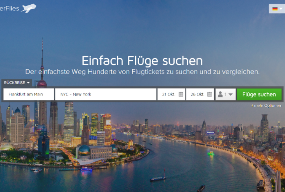 Start-up Flugsuchmaschine PaperFlies expandiert in den deutschen Markt