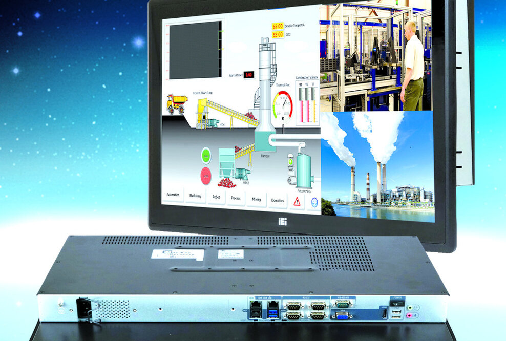 Leistungsstarker 24“ Panel-PC optimiert Bedienung und Übersicht
