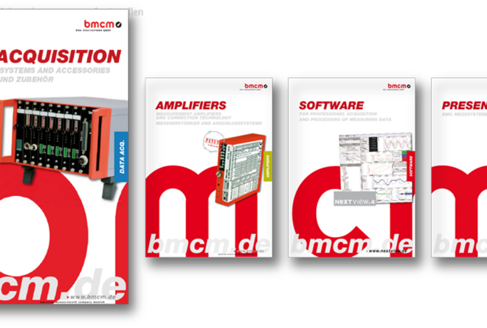 bmcm veröffentlicht neuen Katalog für Messdatenerfassung