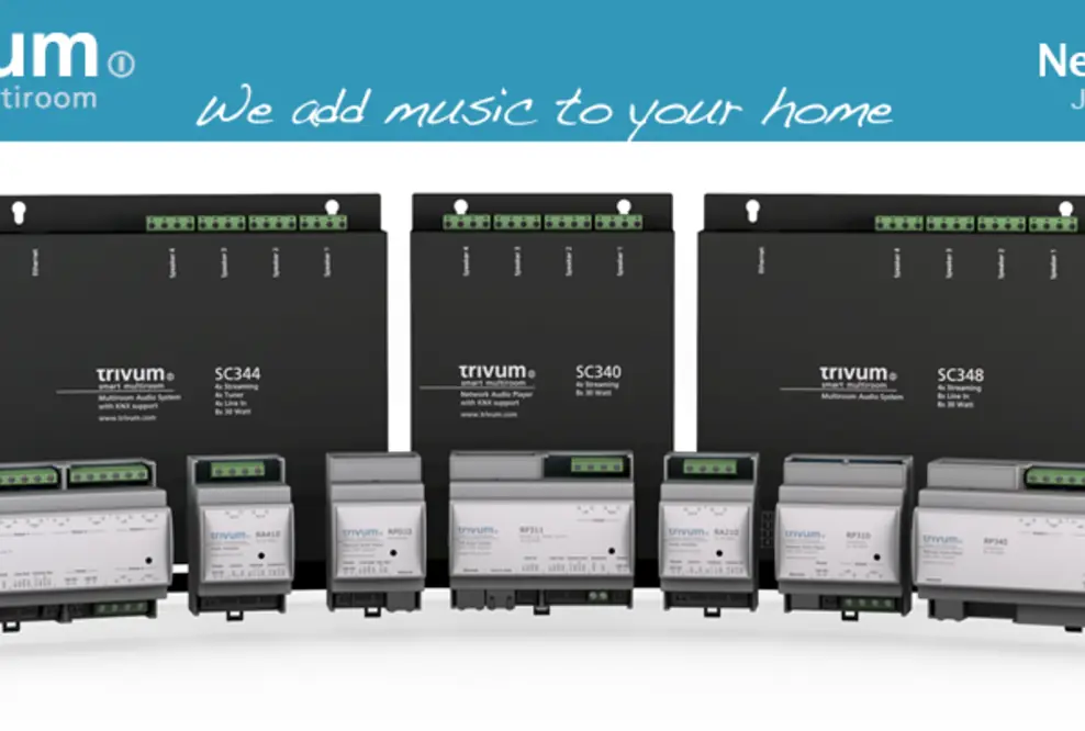 ISE 2015: trivum zeigt neue Produktlinien seiner Audio-Multiroom-Systeme