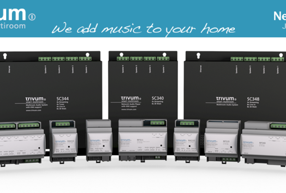 ISE 2015: trivum zeigt neue Produktlinien seiner Audio-Multiroom-Systeme