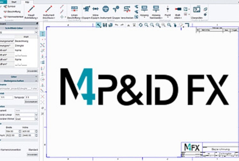 Neu, modern, intuitiv, flexibel: M4 P&ID FX Version 6.0
