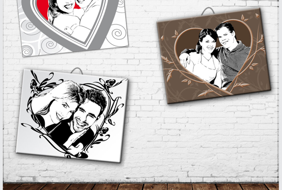 Originelles Geschenk zum Valentinstag - Verewigen Sie Ihre Liebe in einem Kunstwerk