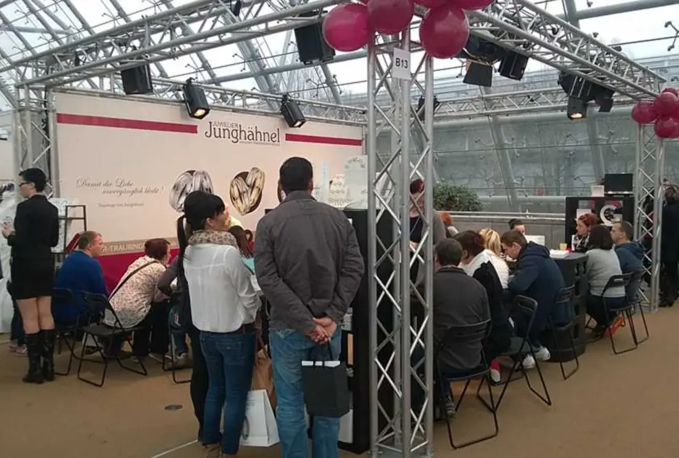 Trauringe von Junghähnel: Erfolgreiches Messewochenende auf der Messe Hochzeit Feste Feiern