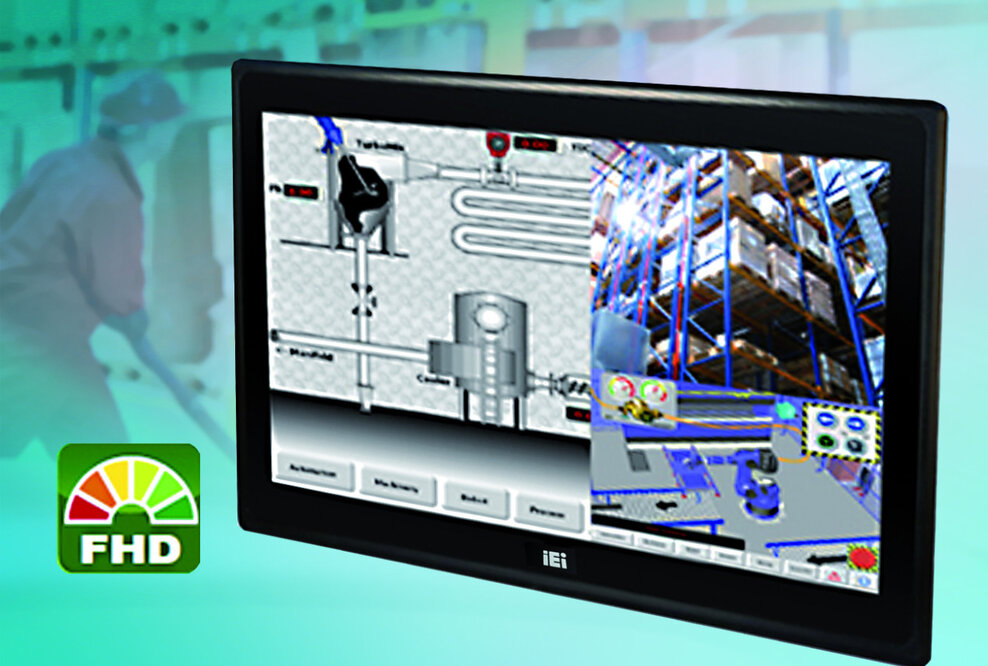22“ Multi-Touch-Monitor ausgelegt für Industrieanwendungen