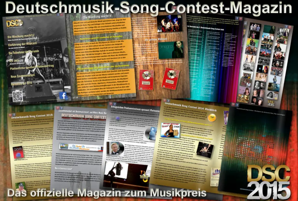 Deutschmusik Song Contest jetzt auch als Magazin erhältlich