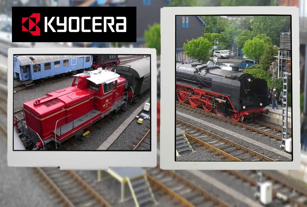 Kyocera stellt kleinformatige Displays mit erweitertem Temperaturbereich für den Industrieeinsatz vor