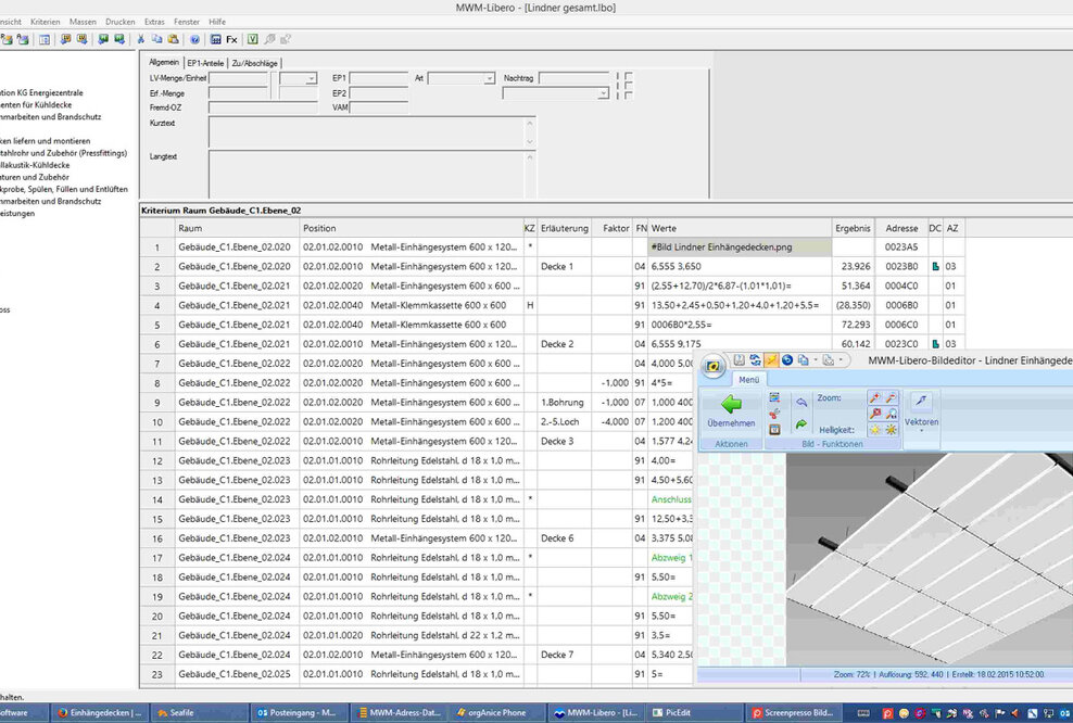 Lindner Group ermittelt Aufmaß mit MWM-Libero