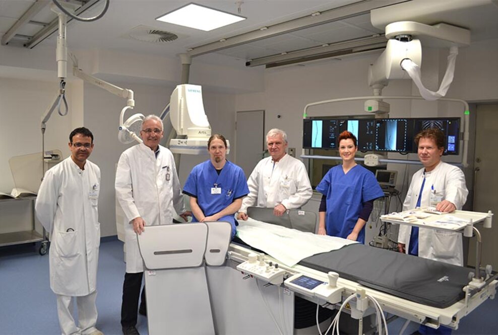 Neuer Hybrid-OP mit Angiographieanlage im Institut für Radiologie in Betrieb genommen