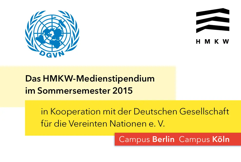 Zwei HMKW-Medienstipendien ausgeschrieben