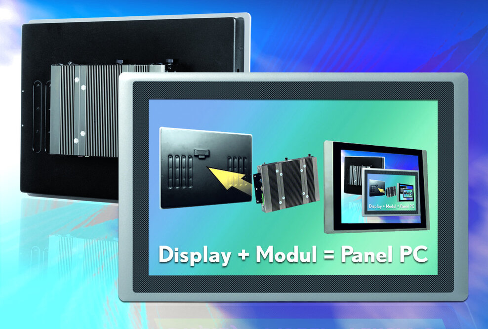 Flexibilität durch modularem Widescreen Panel-PC