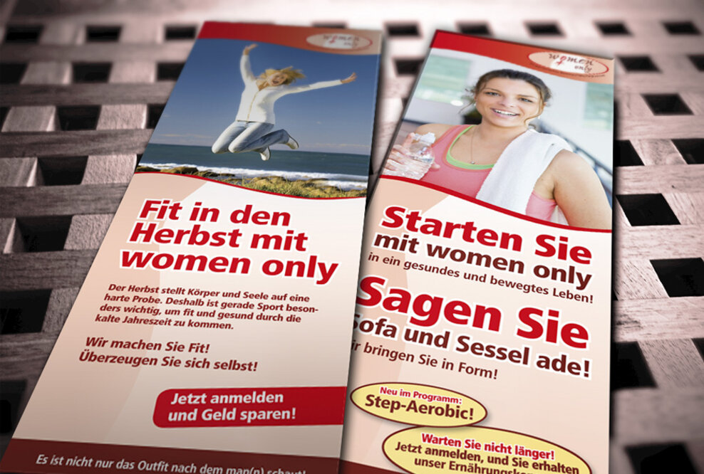 Moritz Dunkel Grafikdesign macht eine gute Figur für Woman Only
