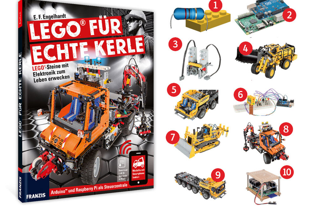 FRANZIS LEGO® für echte Kerle - Wie LEGO® Technik lebendig wird