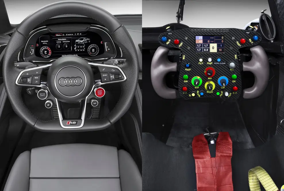 Innovative Technologien in der neuen Audi R8-Modellfamilie