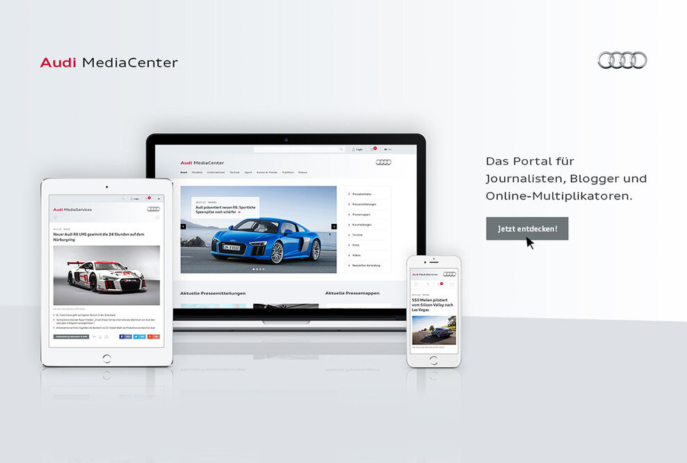 Neues Audi MediaCenter jetzt online