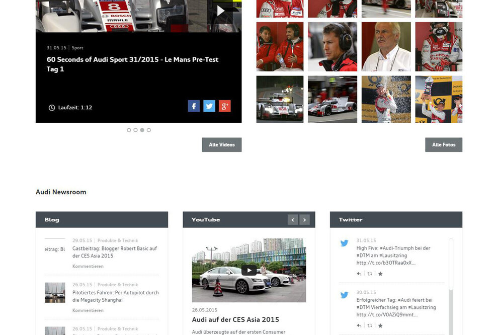 Neues Audi MediaCenter jetzt online
