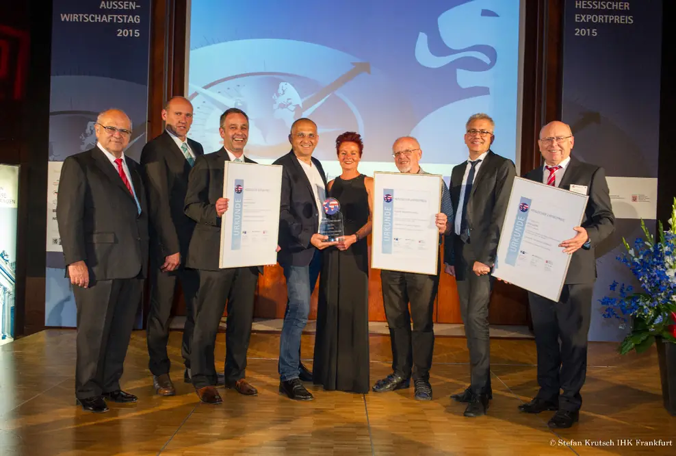 2. Platz für SÄLZER bei der Verleihung des Hessischen Exportpreises