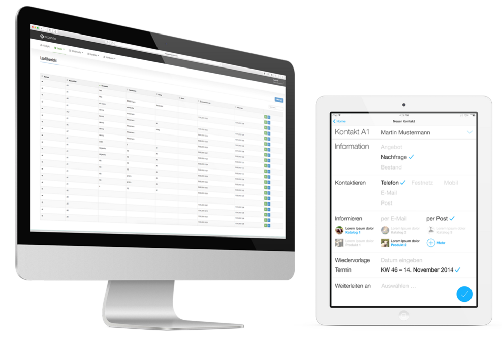 Neue Digital Signage Software exponito. Einfach und überall eine digitale Bühne aufbauen.