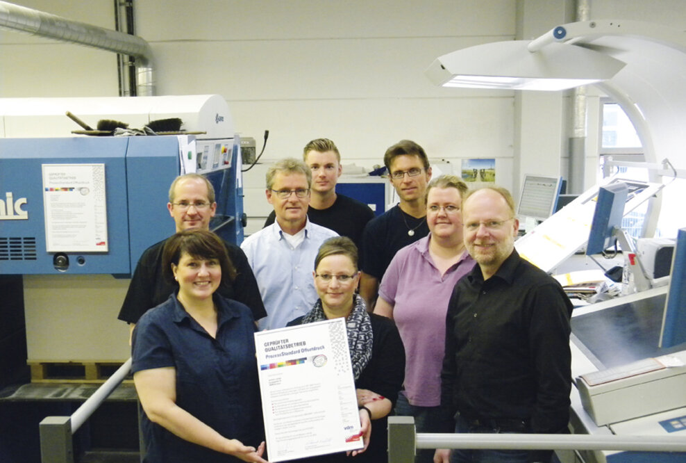 Werbekalenderhersteller terminic PSO zertifiziert für anspruchsvollen Kartonagendruck