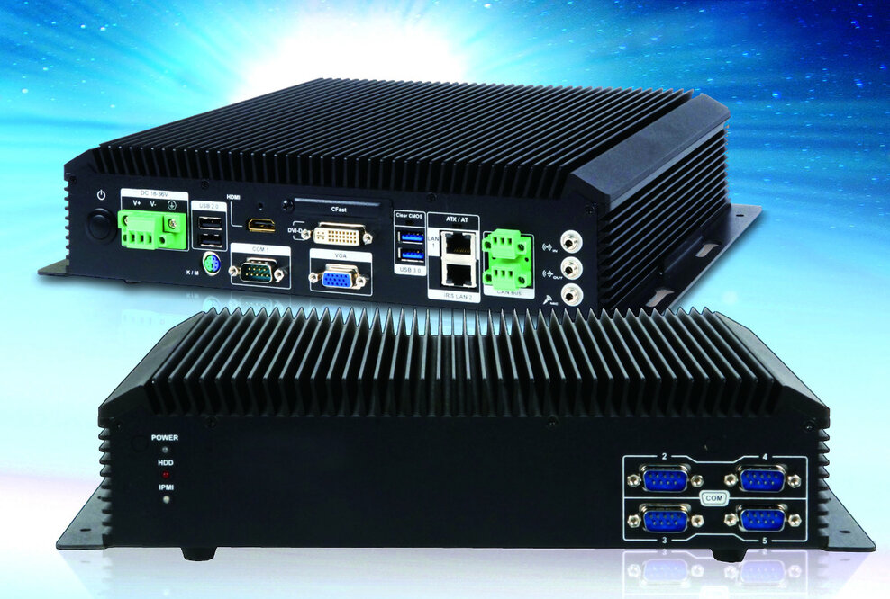 Lüfterfreier Box-PC mit isolierten Schnittstellen