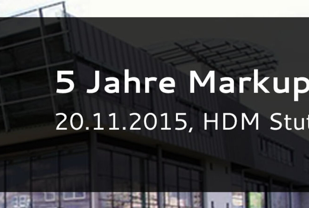Markupforum 2015: Die XML-Fachtagung in Stuttgart