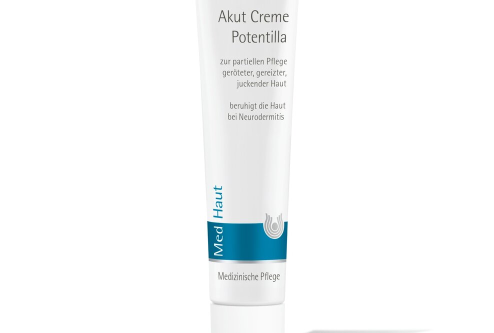 Neue Akut Creme Potentilla erweitert Dr.Hauschka Med zur medizinischen Systempflege für Neurodermitis