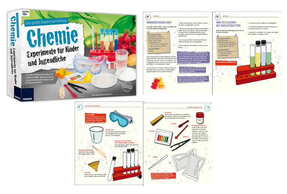 FRANZIS Lernpakete: Chemie für Kinder und Jugendliche verständlich erklärt