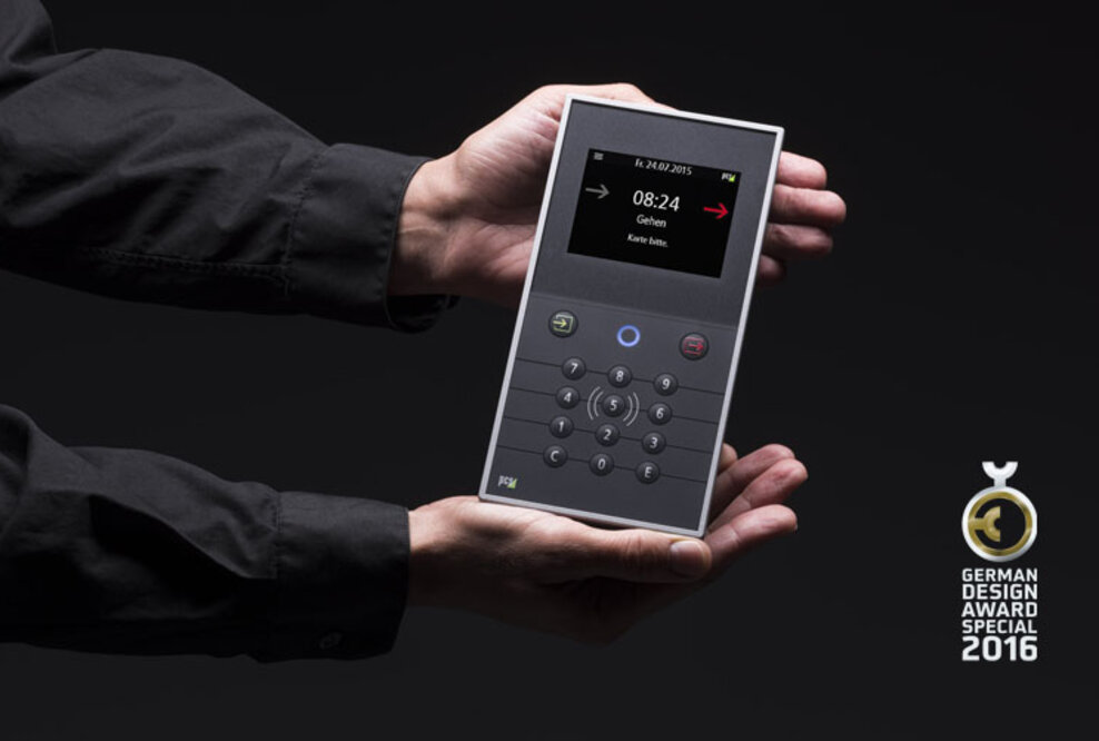Das INTUS 5200-Terminal von PCS erhält den German Design Award 2016.