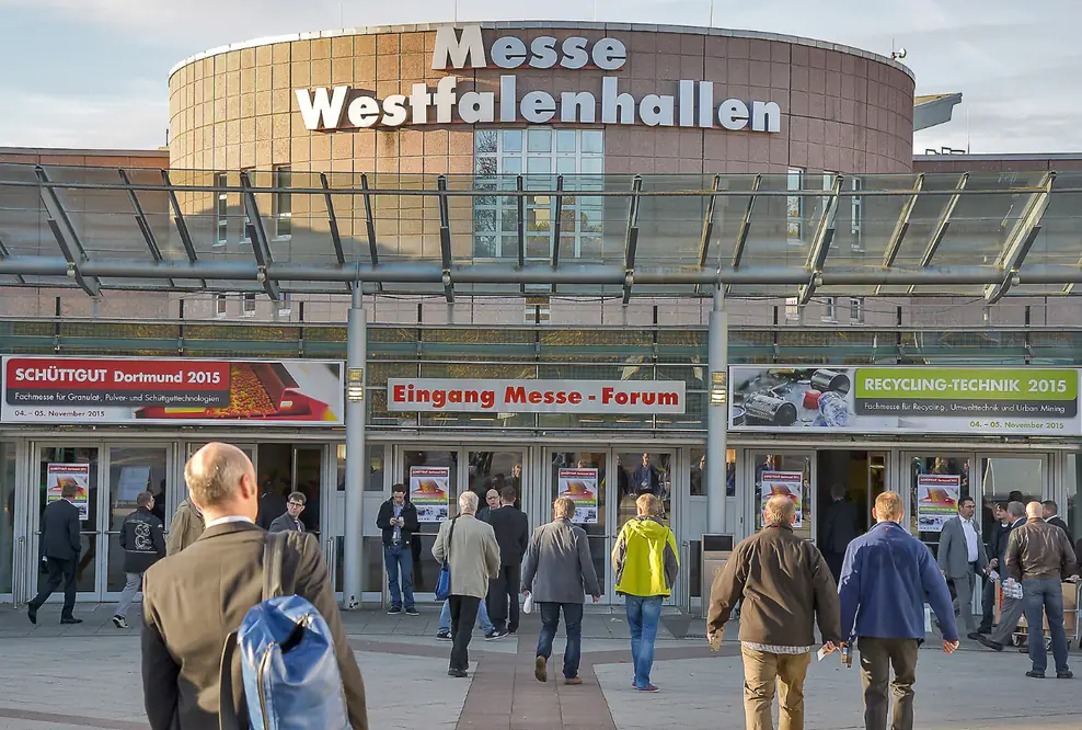 Deutsche Leitmessen Schüttgut und Recycling-Technik 2015 mit neuem Besucher-Rekord