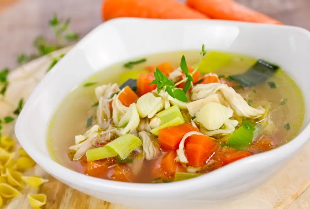 Hühnersuppe bei Erkältung