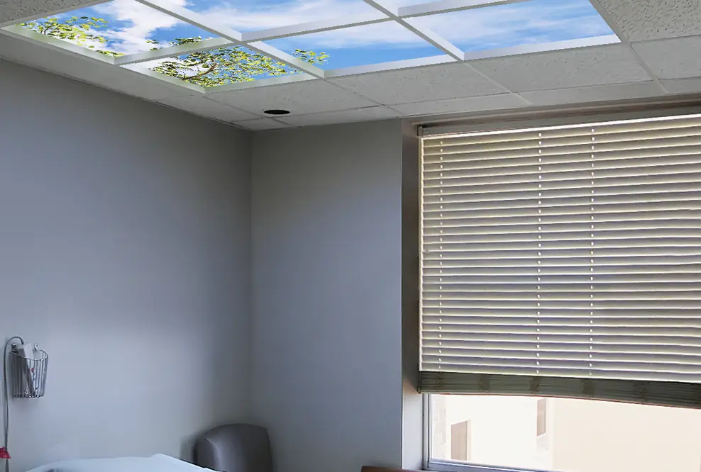 Klinische Studie: LED-Himmelsdecken reduzieren Stress um die Hälfte