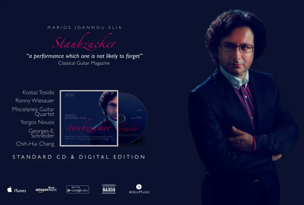 Marios Joannou Elias neue CD Staubzucker: Ein bahnbrechendes Album der Gitarrenmusik